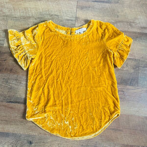 Women's LOFT Top Size S Yellow